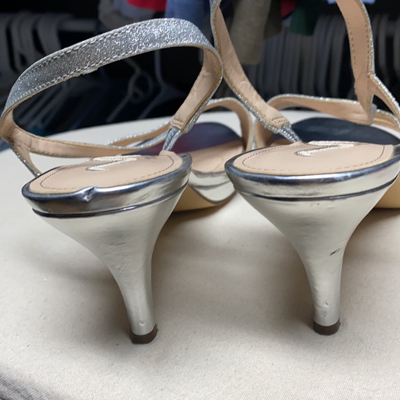 Nina Silver Sparkly High Heels - Picture 6 of 8